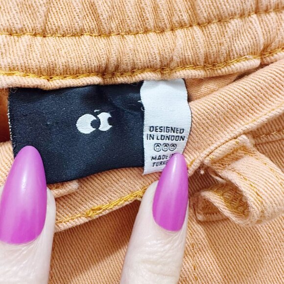 Lazy Oaf Cargo Pants Utility Style Orange - Picture 6 of 12